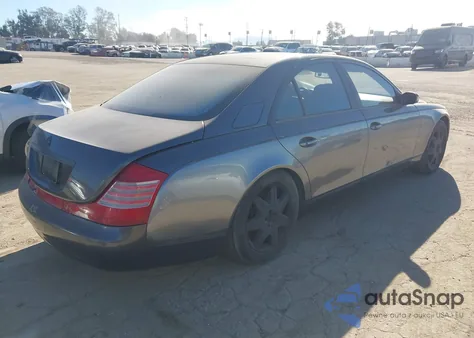 2004 Maybach 57 z USA, uszkodzony, nr VIN WDBVF78J64A000495
